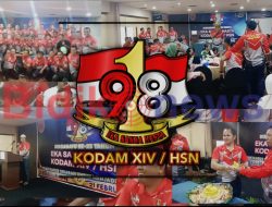 Alumni Eka Sanga Hasta Kodam XIV/HSN Angkatan 98 Menggelar Dirgahayu ke – 25 Tahun